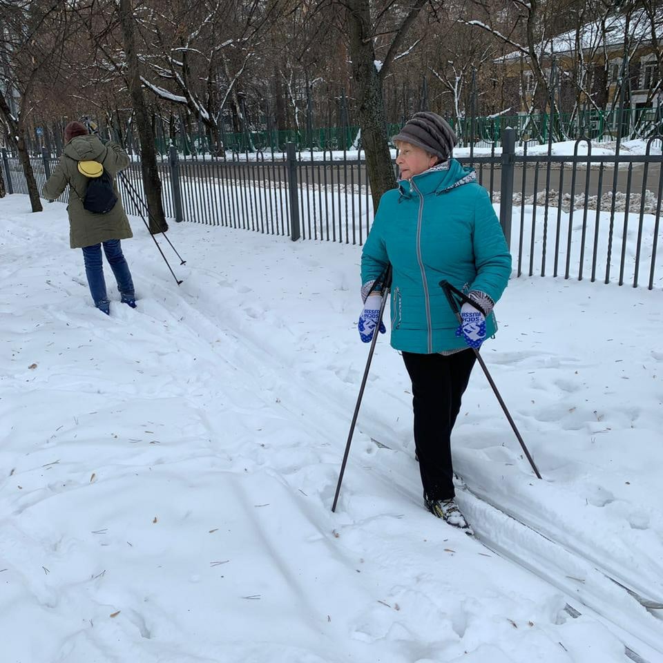 В парке на Джамгаровке открылась лыжная тропа здоровья